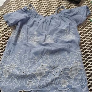 Monteau Blue Shirt Los Angeles Small